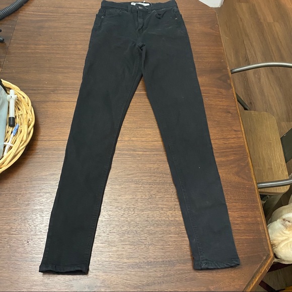 Topshop High-waisted Black Jamie Skinny Jeans - Picture 2 of 7